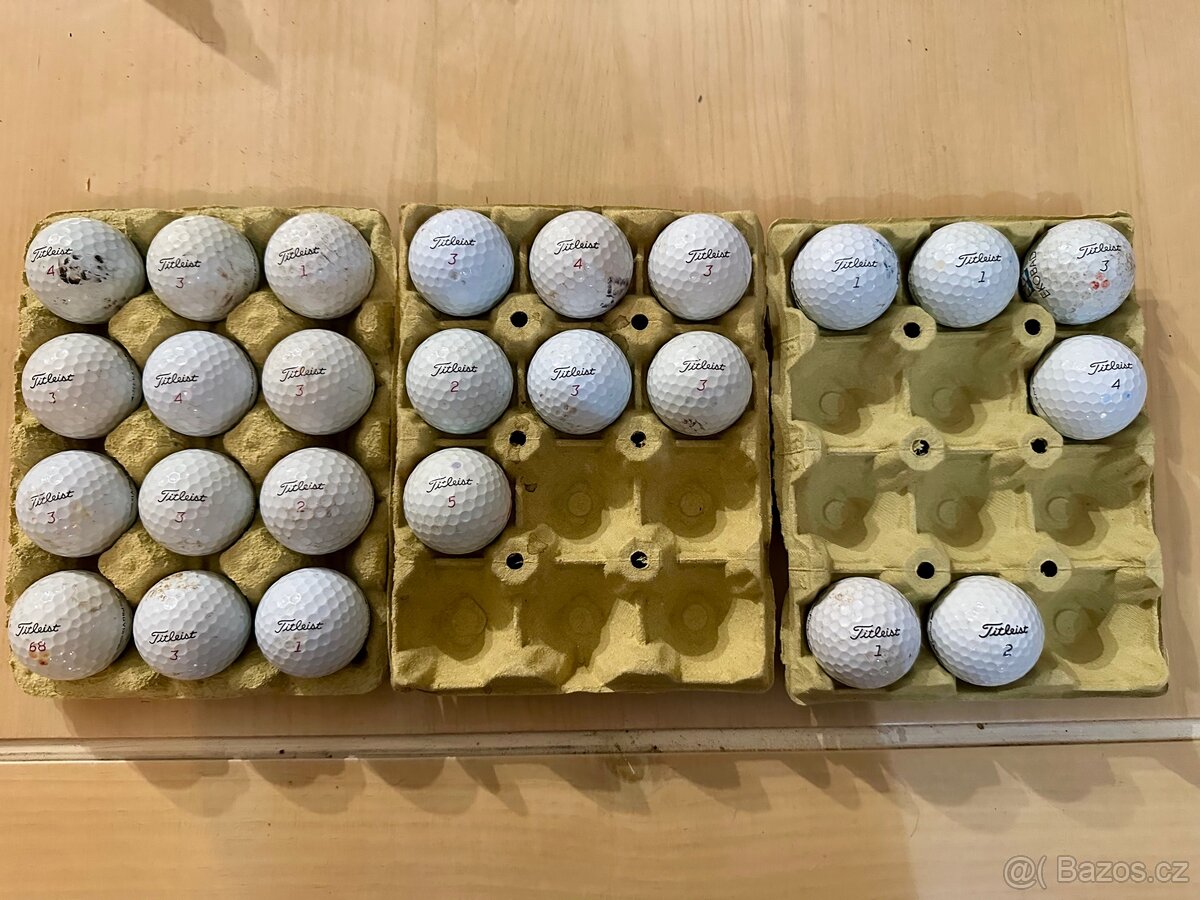 Hrané golfové míčky - pouze Titleist PRO V1x - 25 kusů