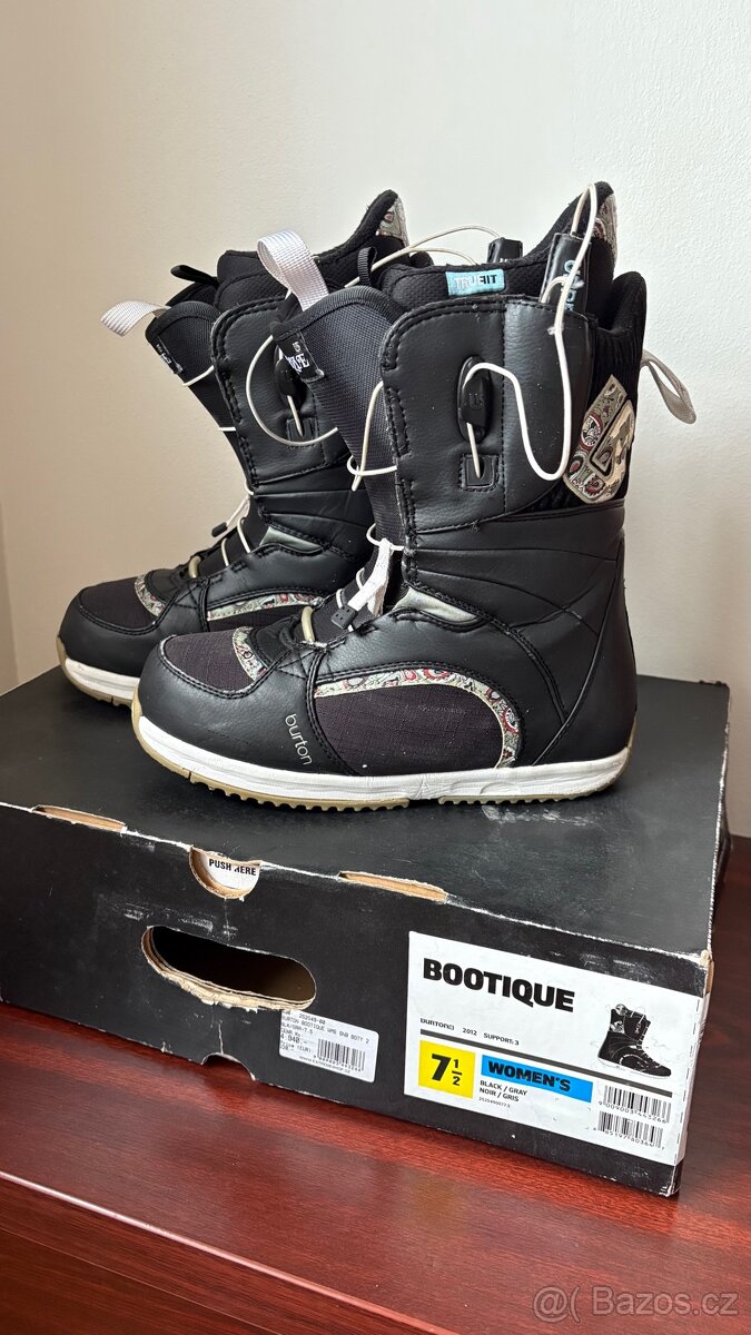 Snowboard boty Burton dámské EU 39, rychlo-utahovací