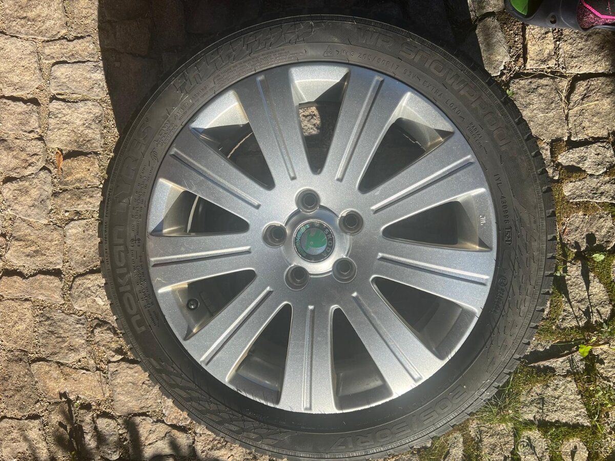 Org Škoda, VW, Seat, alu zimní sada 205 x 50 x 17