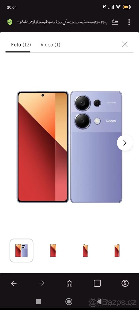 Xiaomi Redmi Note 13 Pro 8GB/256GB Lavender Purple