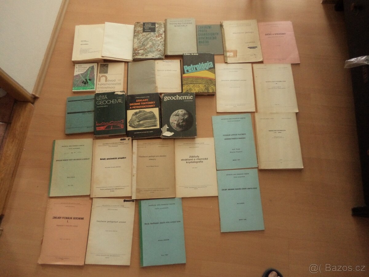 26 knih a skript pro studium geologie a mineralogie