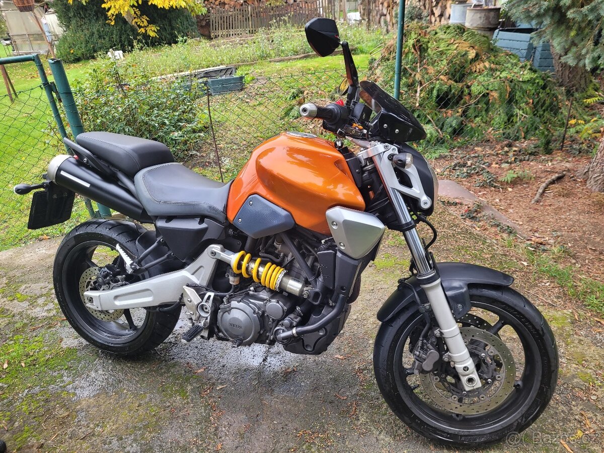 Yamaha mt 03 2007 oranžová, 660ccm, 35kw