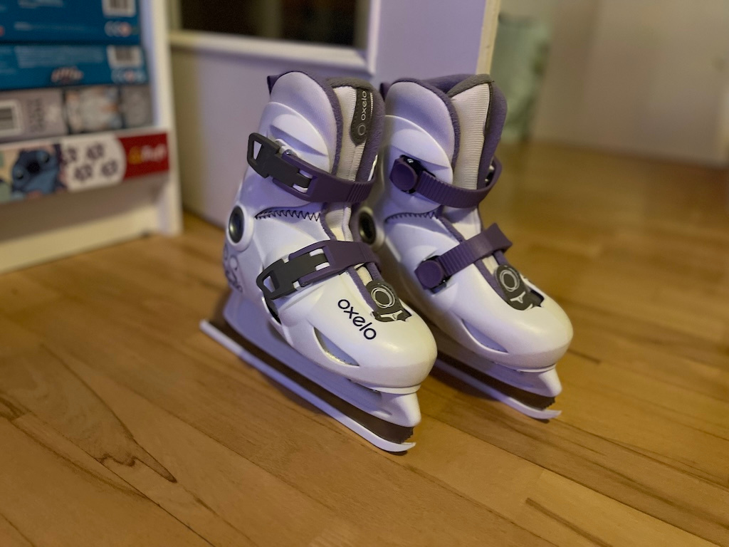 Dětské lední brusle Decathlon Oxelo Play 30-32