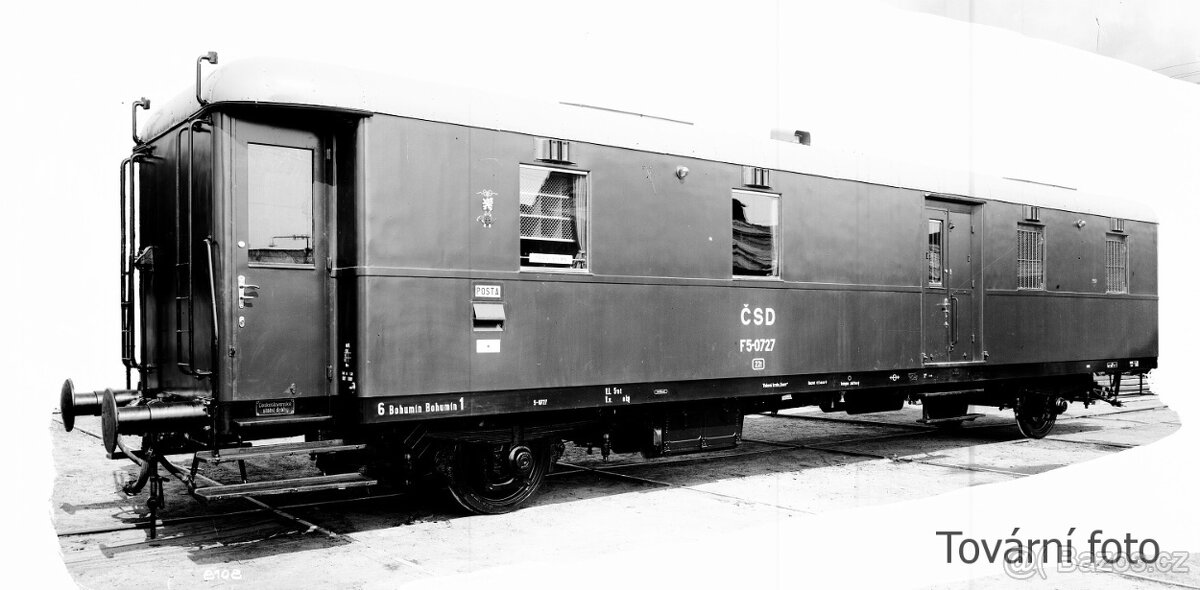 Poštovní vagon Tatra Kolín 1949