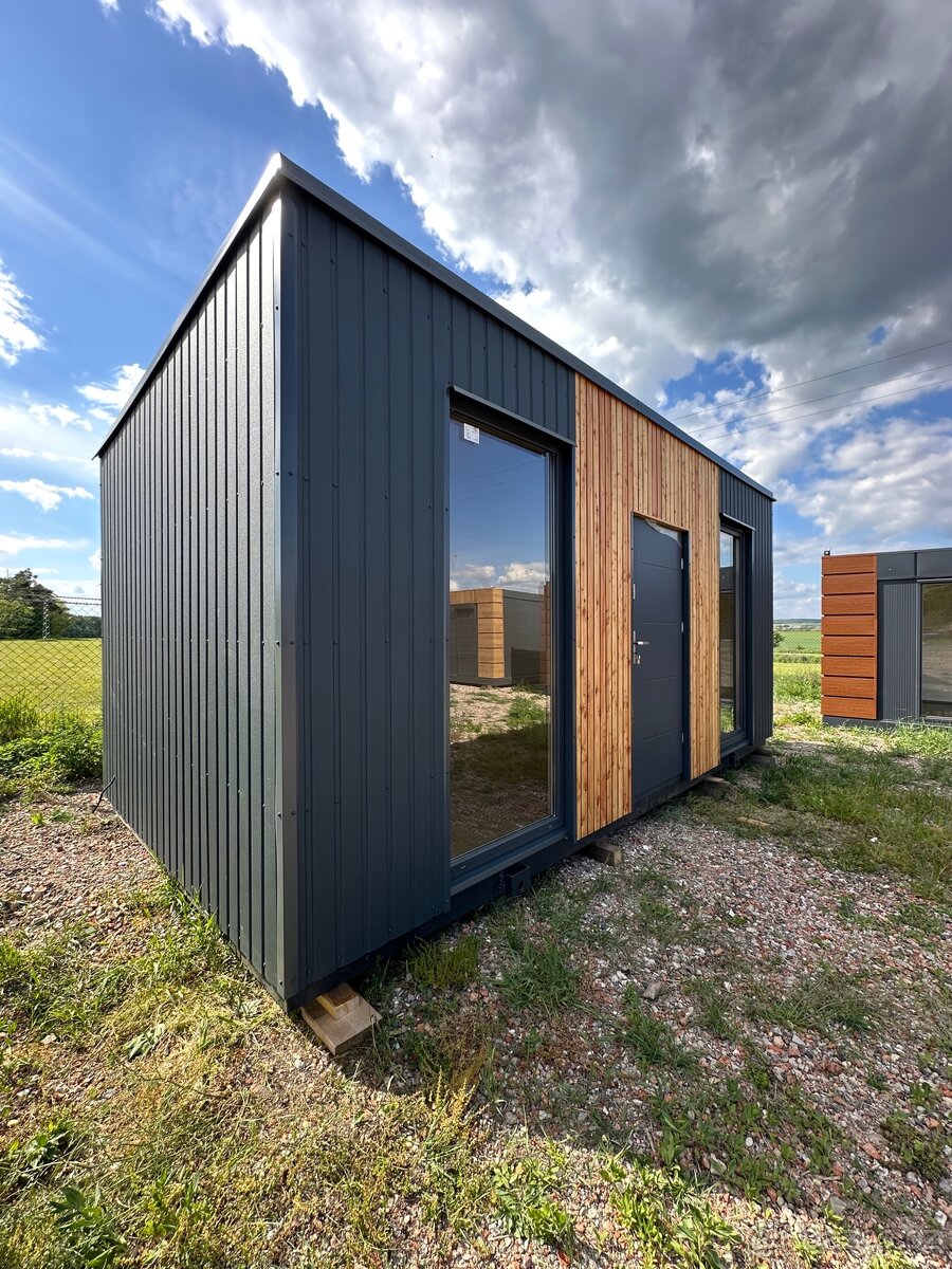 Modulová dřevostavba, prémiový kontejner