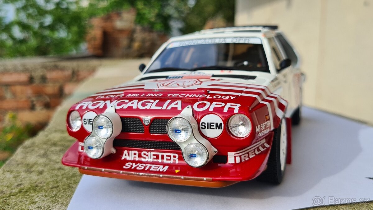 Lancia Delta s4 Group B rally Otto mobile 1/18