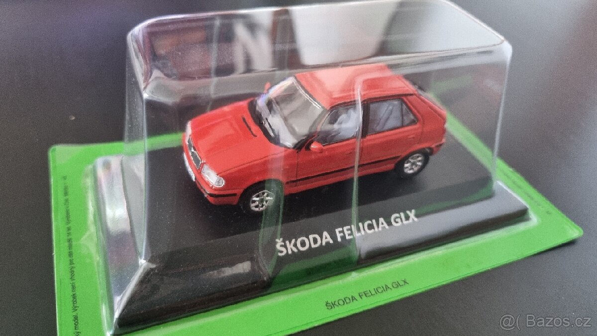 Škoda Felicia GLX 1/43, model DeAgostini