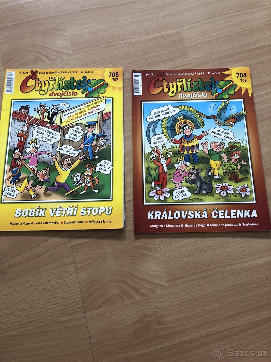 Dvojčísla Čtyřlístek (703/704 a 707/708)
