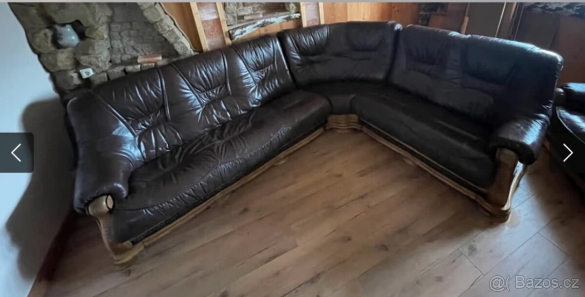 Dubová rustikální sedací souprava, 4181