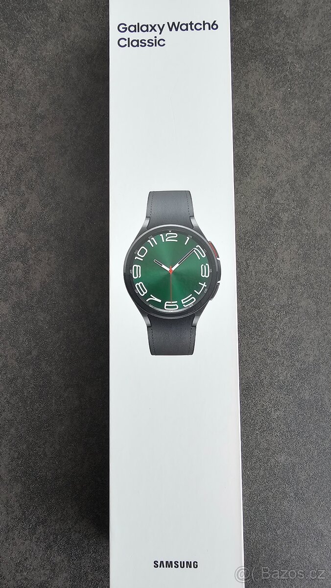 NOVÉ SAMSUNG Galaxy Watch 6 Classic (47 mm) LTE černá