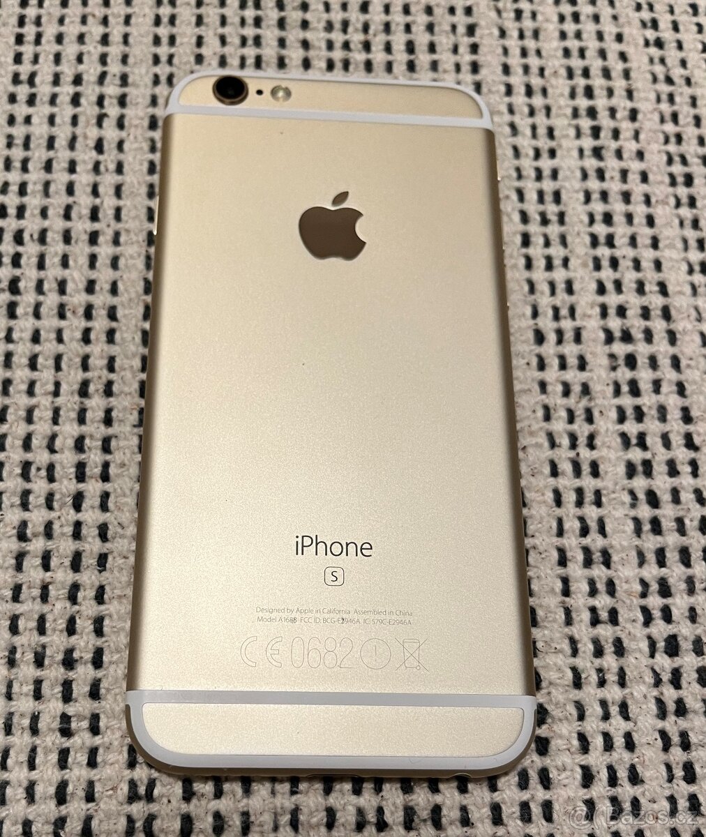 iPhone 6S, Gold, 128GB, baterie 87%
