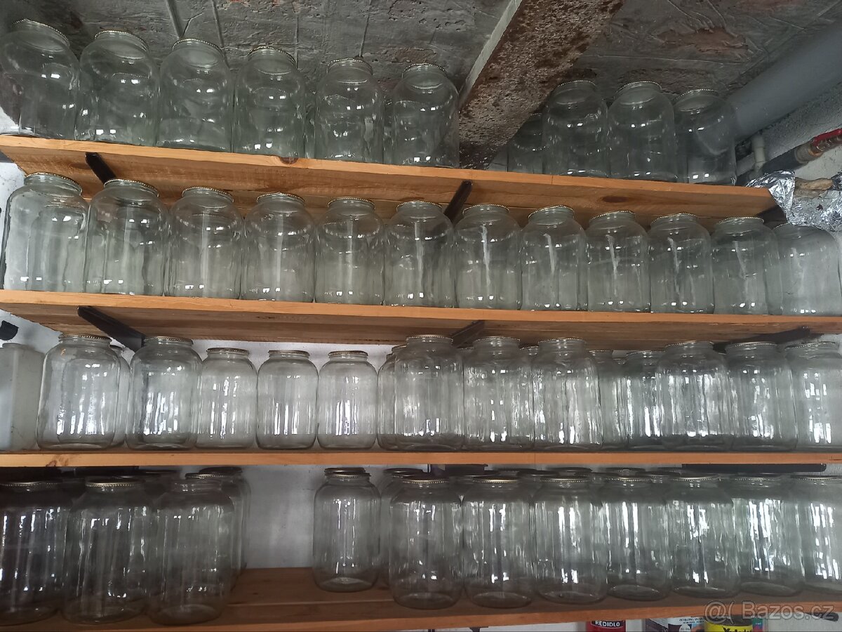 Zavařovací sklenice 3,5 l + zavařovací víčka