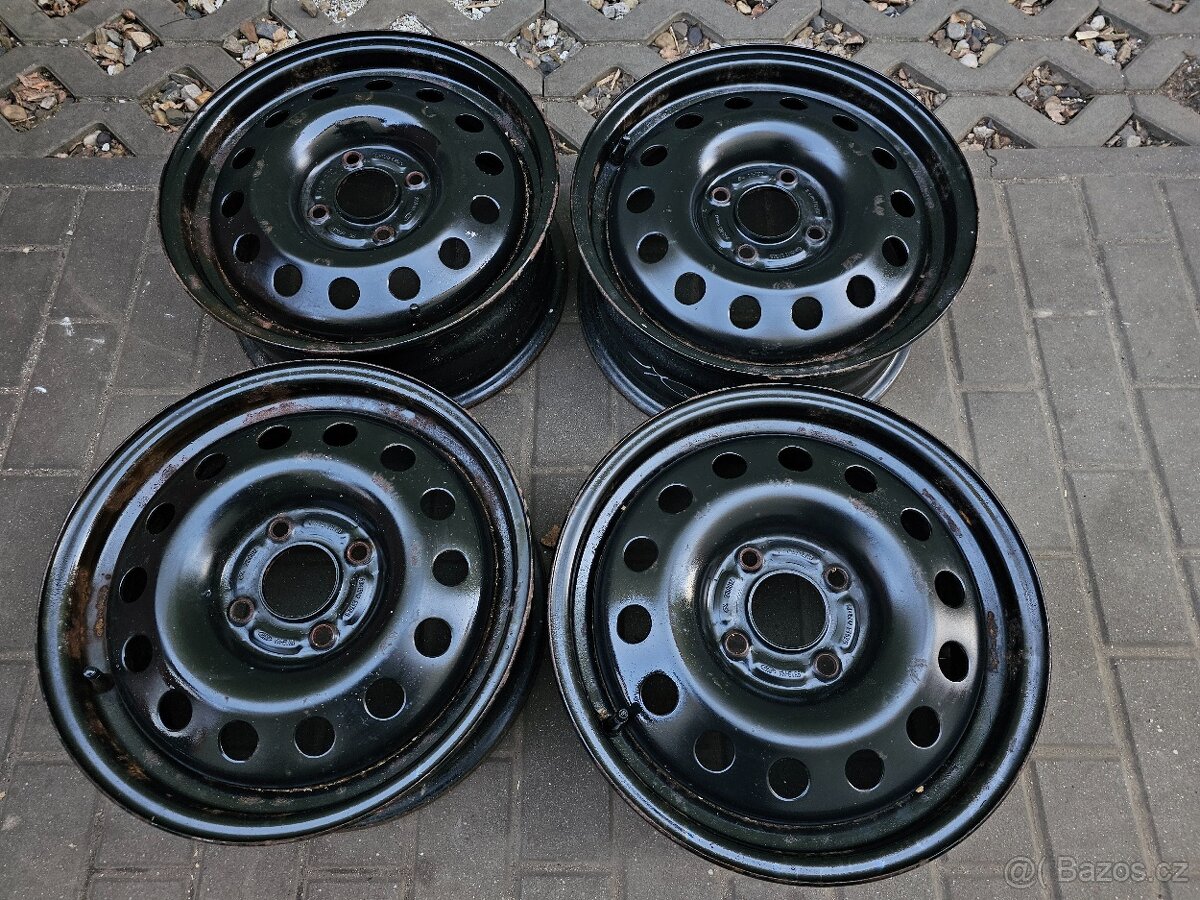 Plechové disky kola Ford Fusion R15 4x108 6J ET52,5