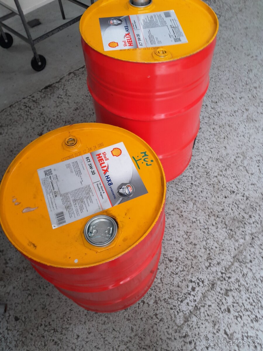 Vyjetý olej 600 litrů