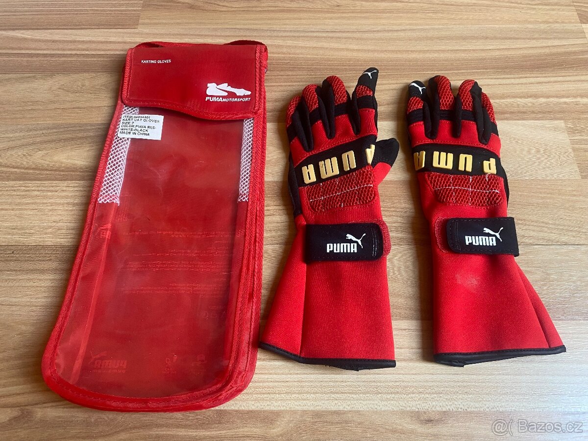 PUMA Motorsport Kart Cat Gloves kartingové rukavice