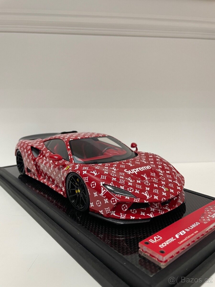 1:18 Ivy Vortue Ferrari F8 NOVITEC N-LARGO (Supreme x LV)