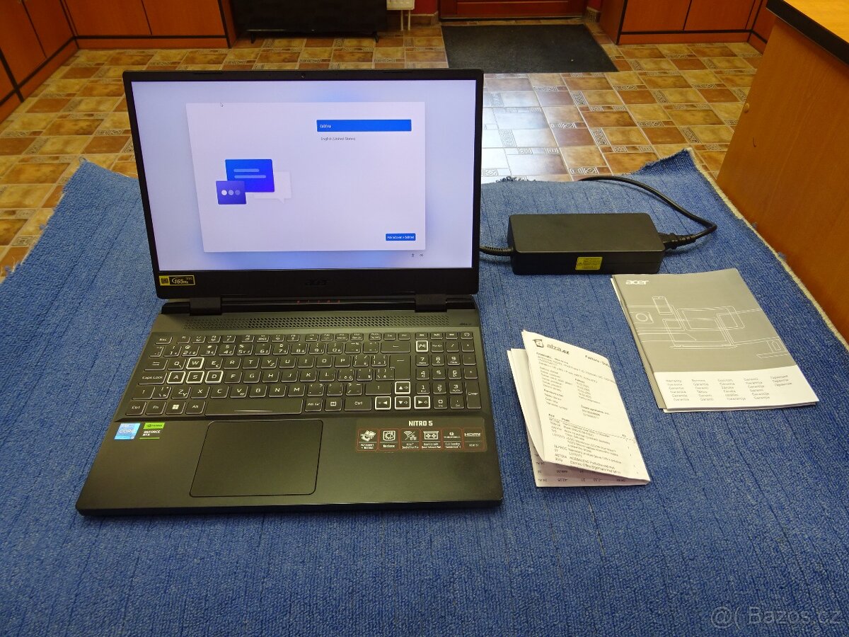 Zánovní herní notebook Acer Nitro 5 RTX 4060 8GB