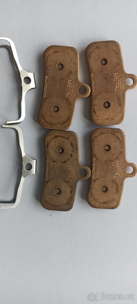 Brzdové destičky Shimano D02S Metal PC- 400,- ks