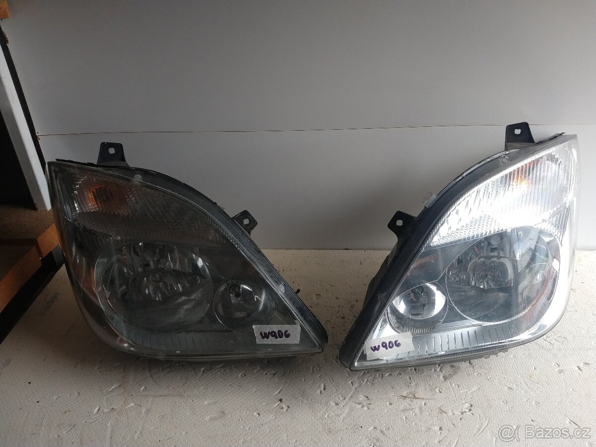 Mercedes benz Sprinter W906 - slušné přední lampy
