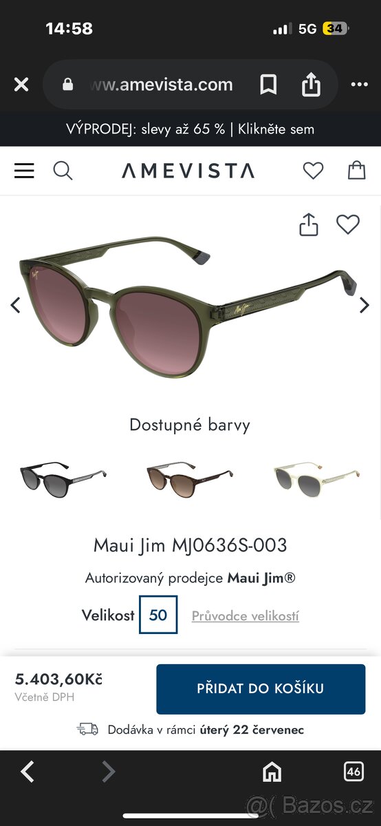 Sluneční brýle maui jim mj