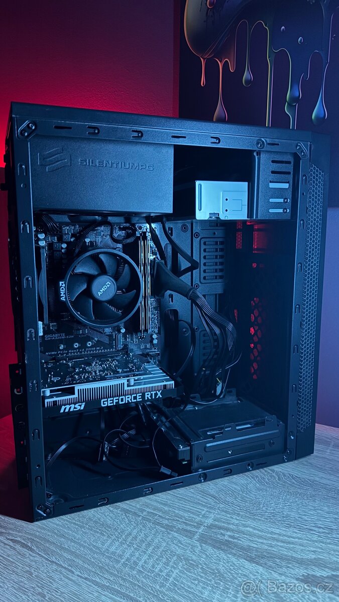 Herní počítač – AMD Ryzen 3 2200, RTX 3050, 16 GB RAM, Windo