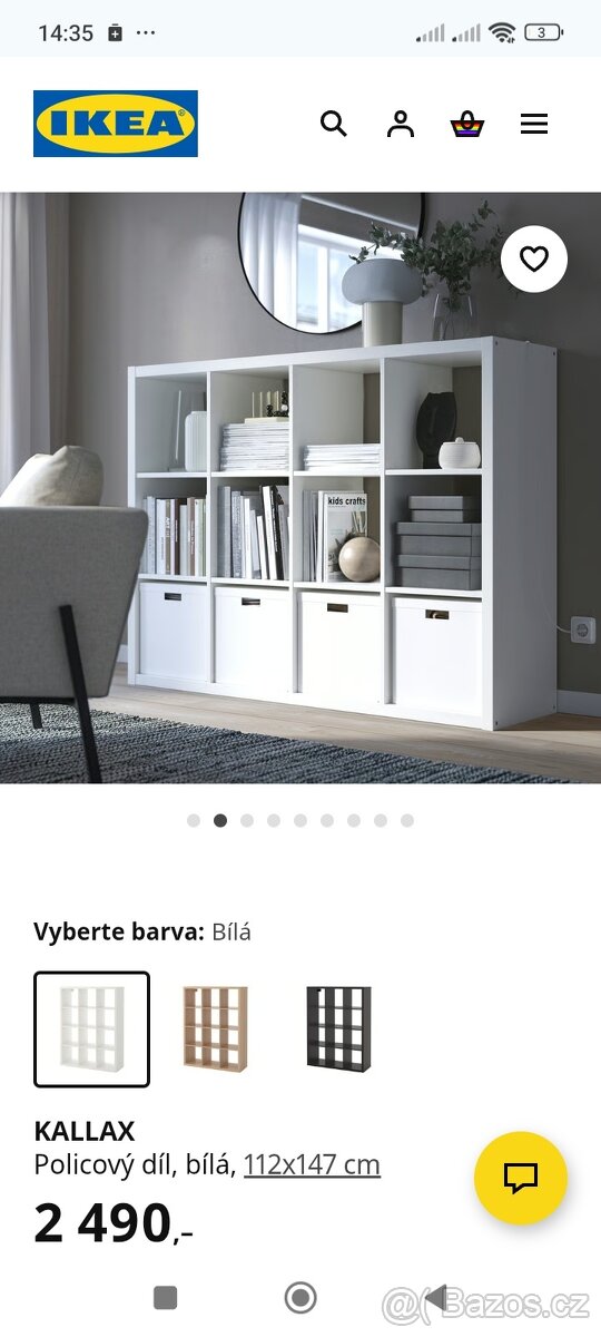 IKEA Kallax policovy dil