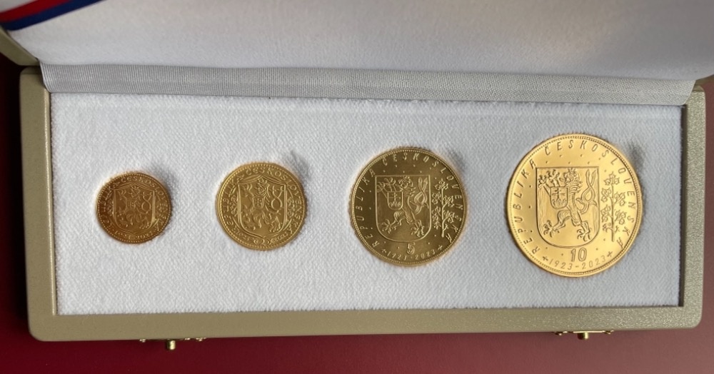 Sada svatováclavských dukátů 1923-2023-pouze 100ks