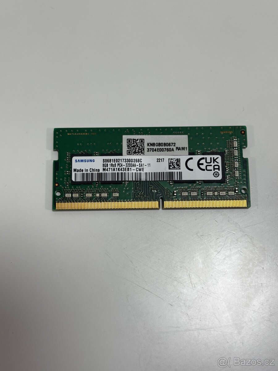 Samsung 8Gb SO-DIMM DDR4 3200 MHz