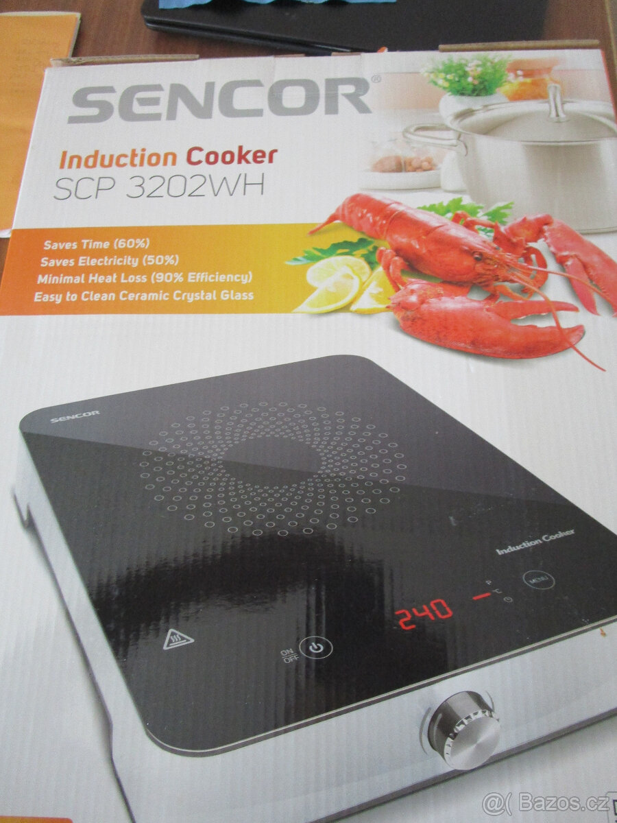 SENCOR SCP 3202WH  - Indukční vařič, nepoužitý