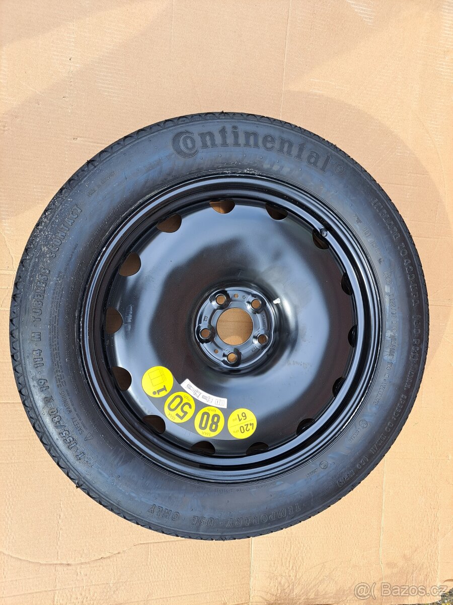 Dojezdové kolo BMW Mercedes-Benz 5x112x66,6 155/80 R19