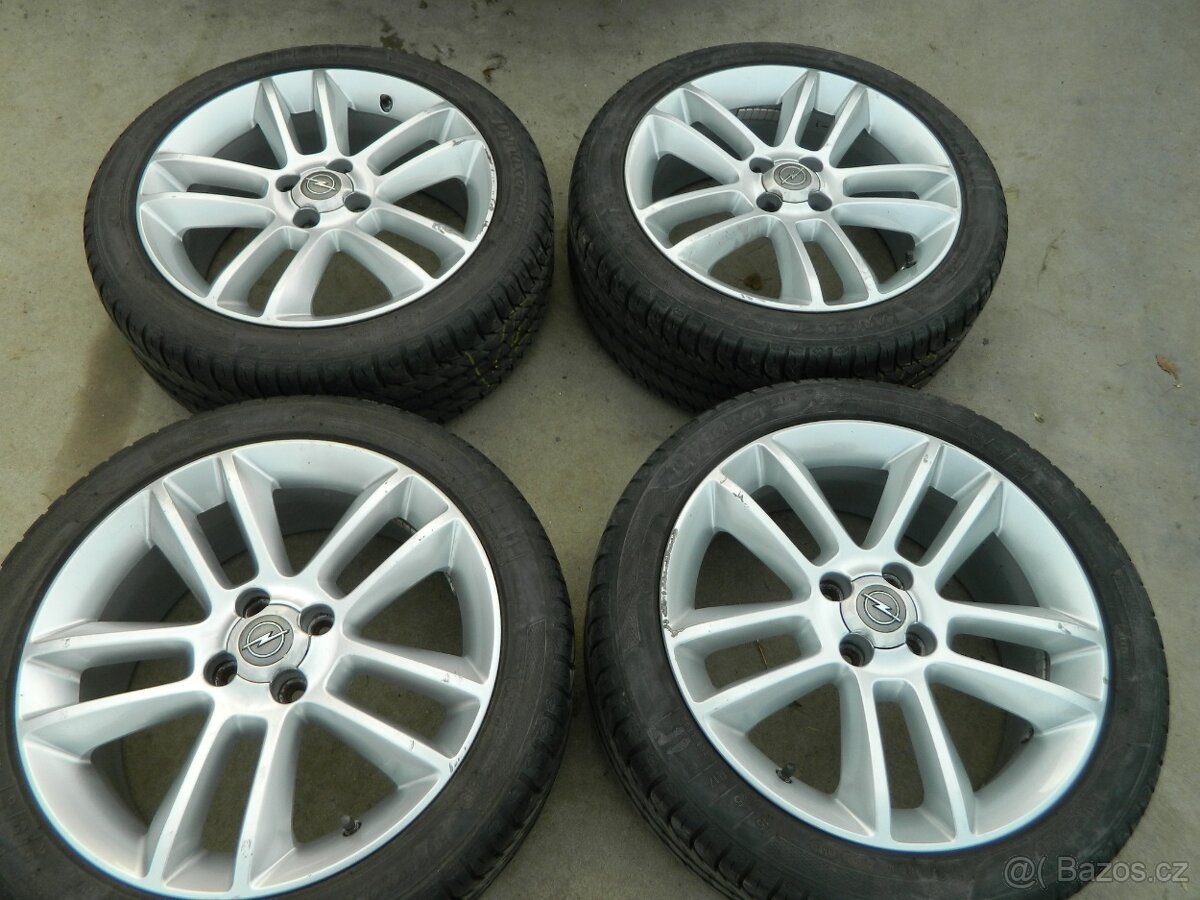 alu kola 4x100+letní pneu r17 Opel Corsa