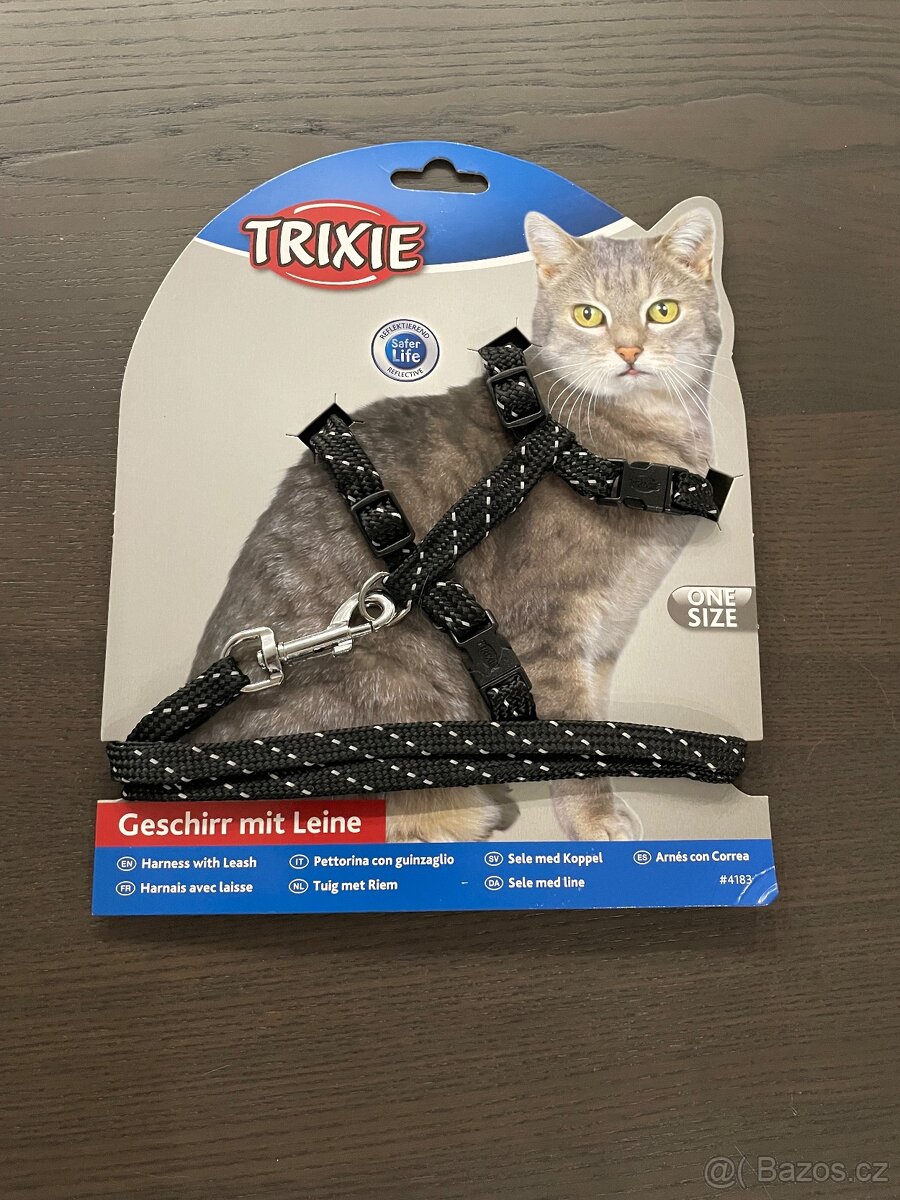 Nabízím postroj + podložky pro kočku