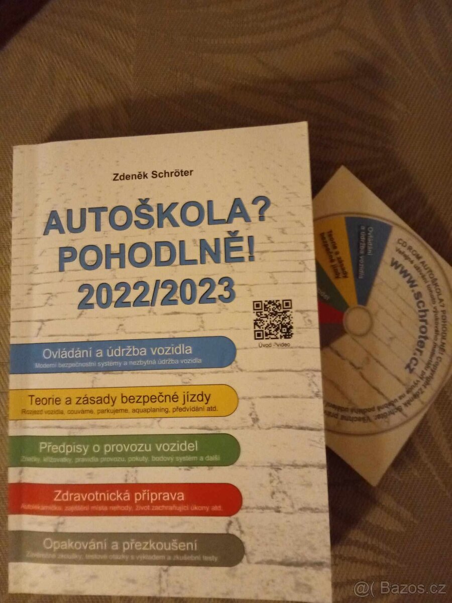 Učebnice autoškoly + CD.