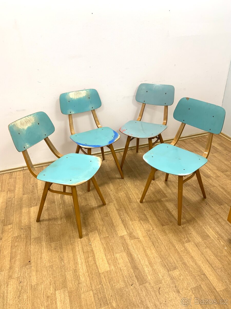 Retro židle TON HOLEŠOV 60. léta