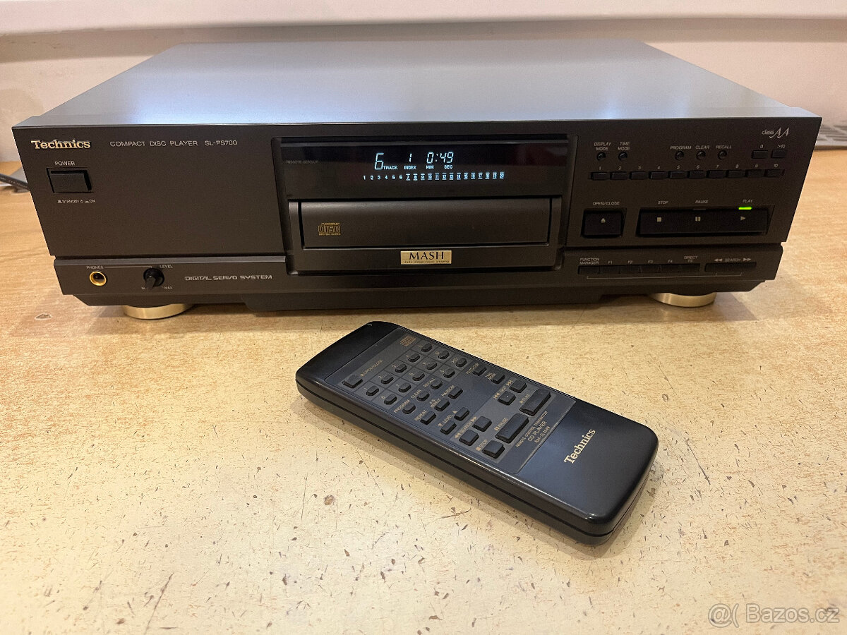 Technics CD přehrávač SL-PS700, DO, optika, THCB šasí...