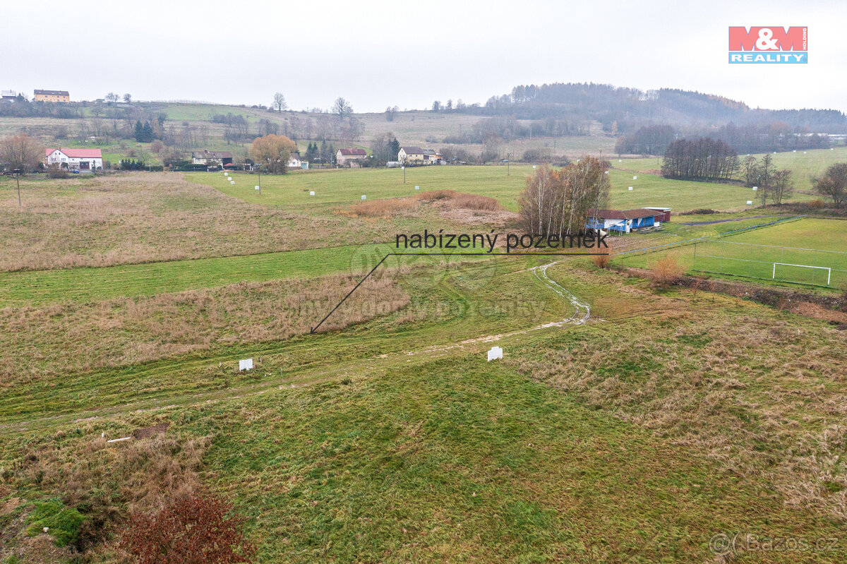 Prodej pozemku k bydlení, 1 117 m², Huntířov, okr. Děčín