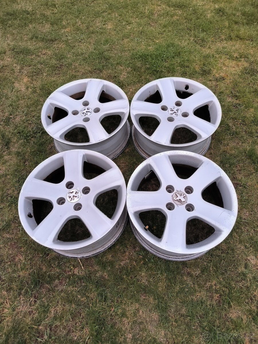 4 org. ALU kola PEUGEOT 16´, 4x108 307,308, PARTNER