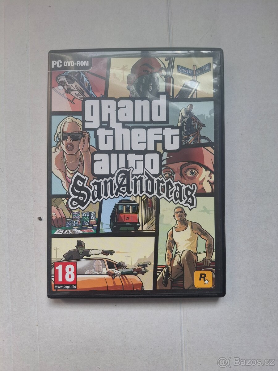 Hra na PC GTA 3 San Andreas