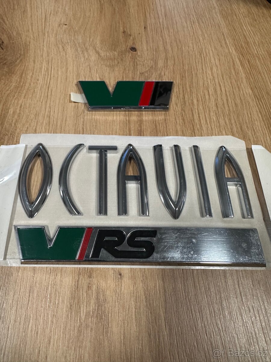 Znak logo Skoda Octavia RS 1.8t 132kw