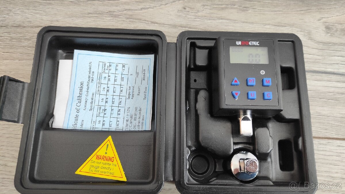 Momentový adaptér na ráčnu 3/8" 2-135Nm + redukce 1/2"