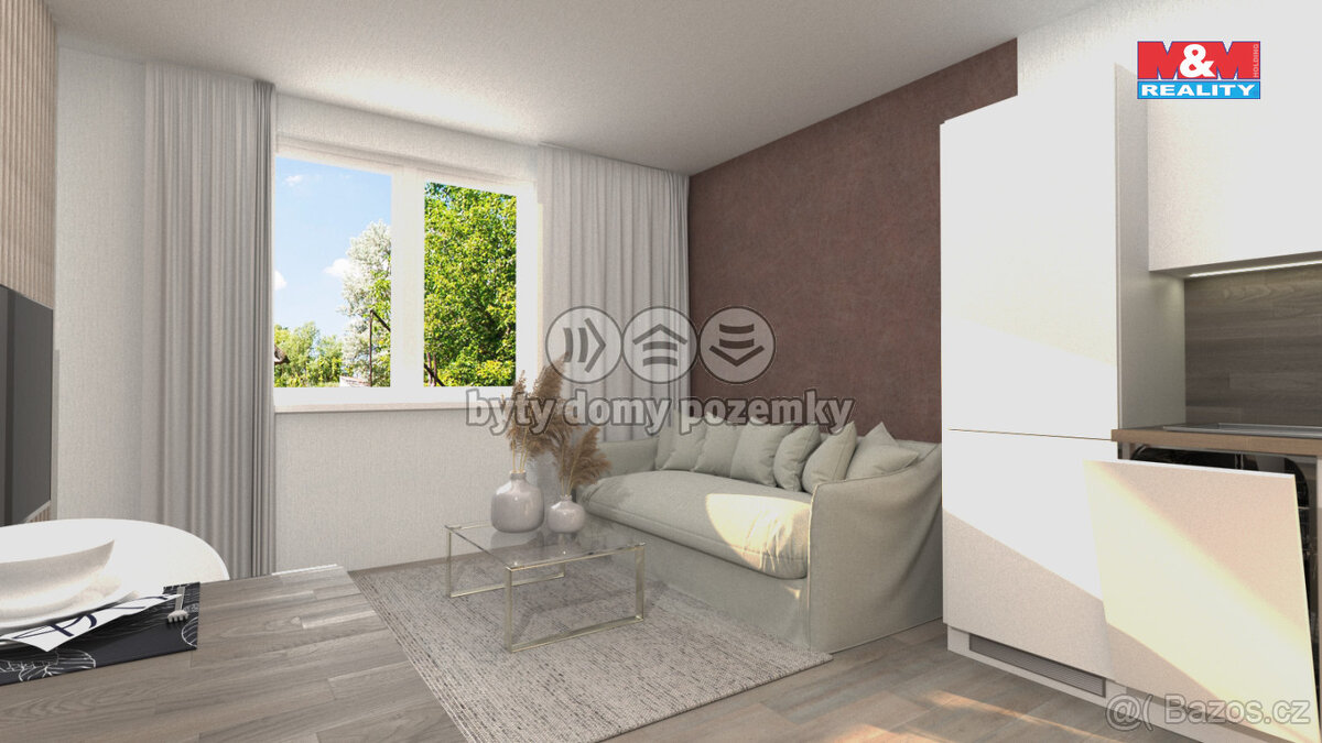 Pronájem bytu 1+kk, 21 m², Ostrava, ul. Sokolská třída