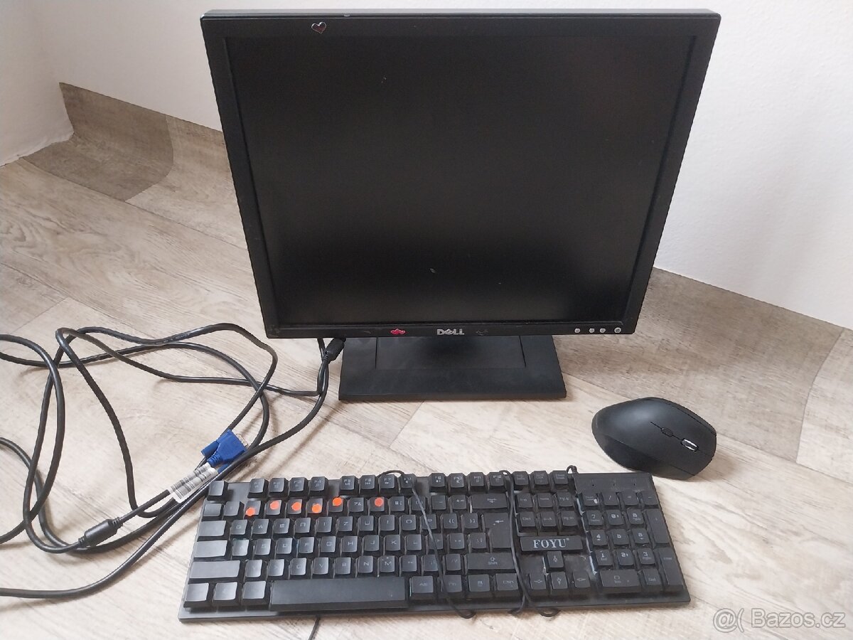 Monitor DELL,Klávesnice,myš na Bluetooth.