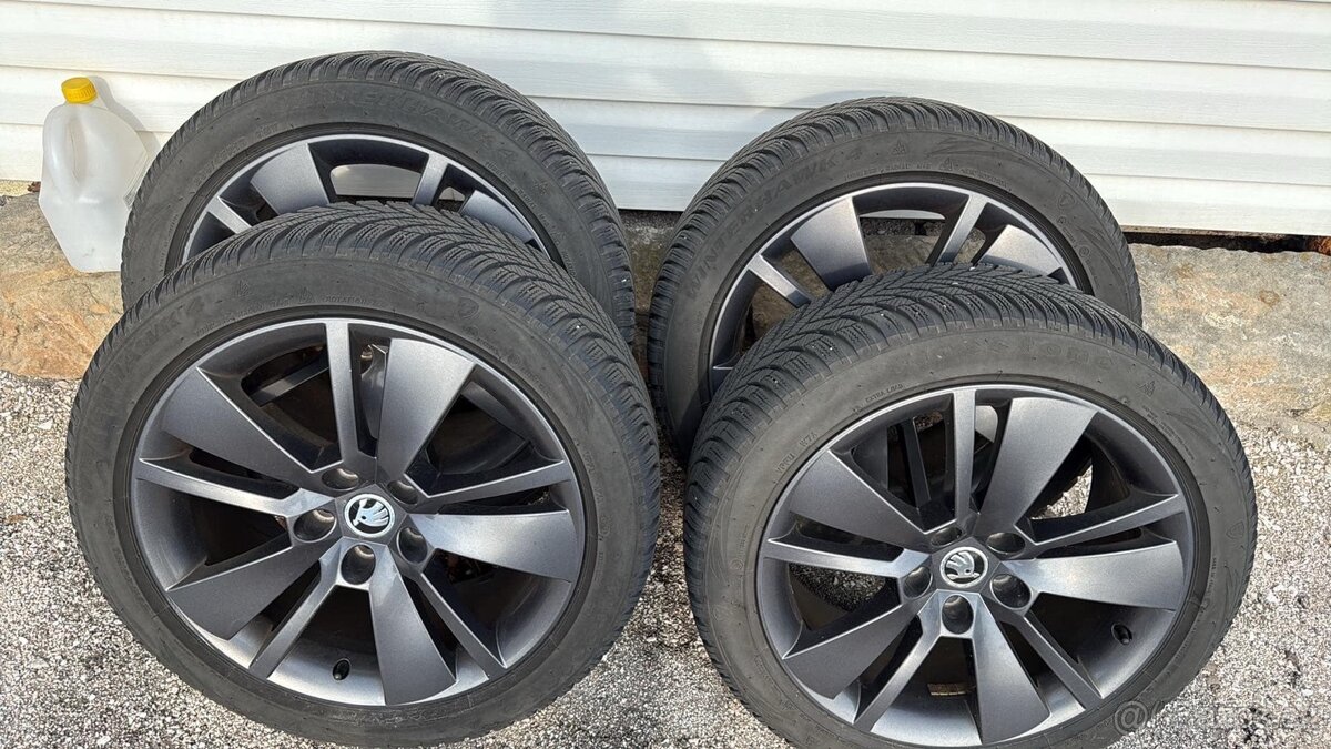 Disky originální Škoda Superb III 5x112 R18 Zenith