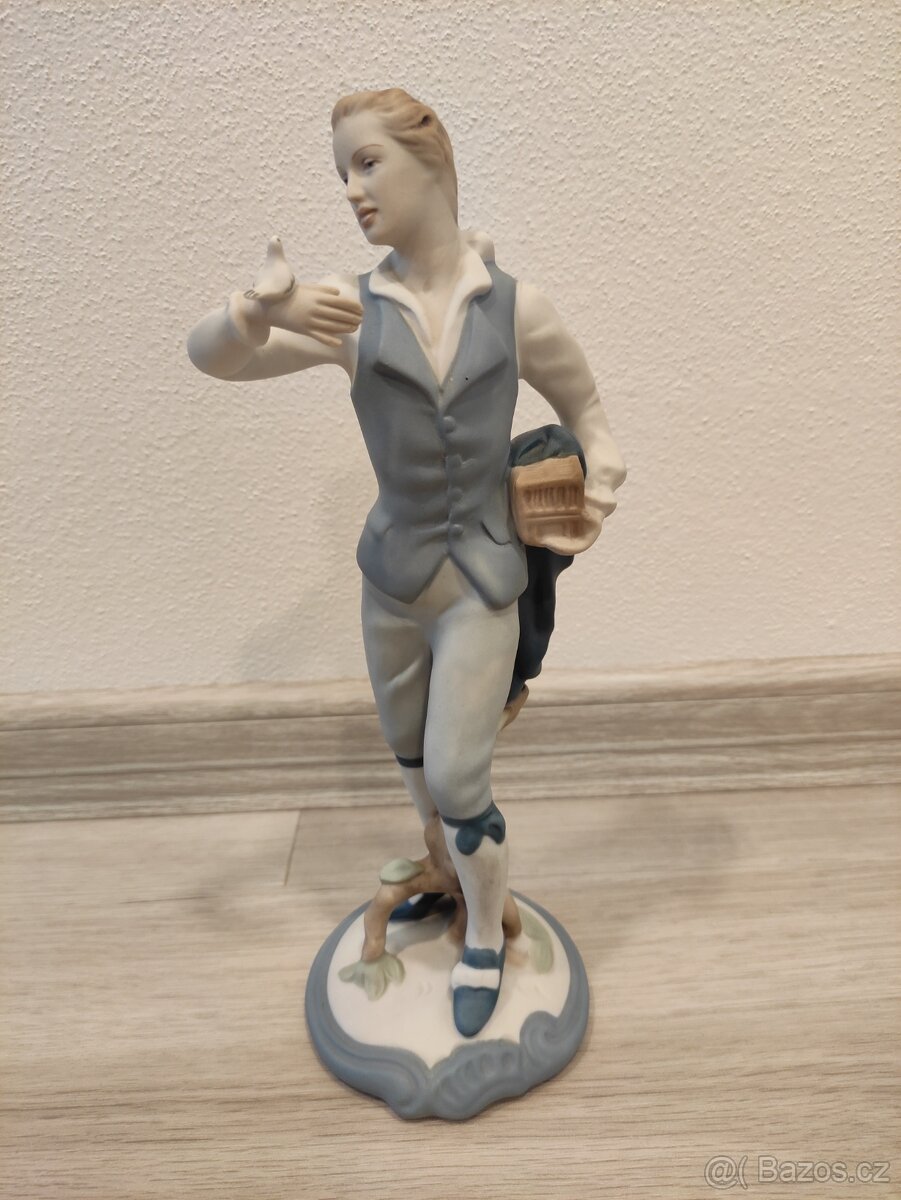 Retro socha 'Ptáčník' Royal Dux