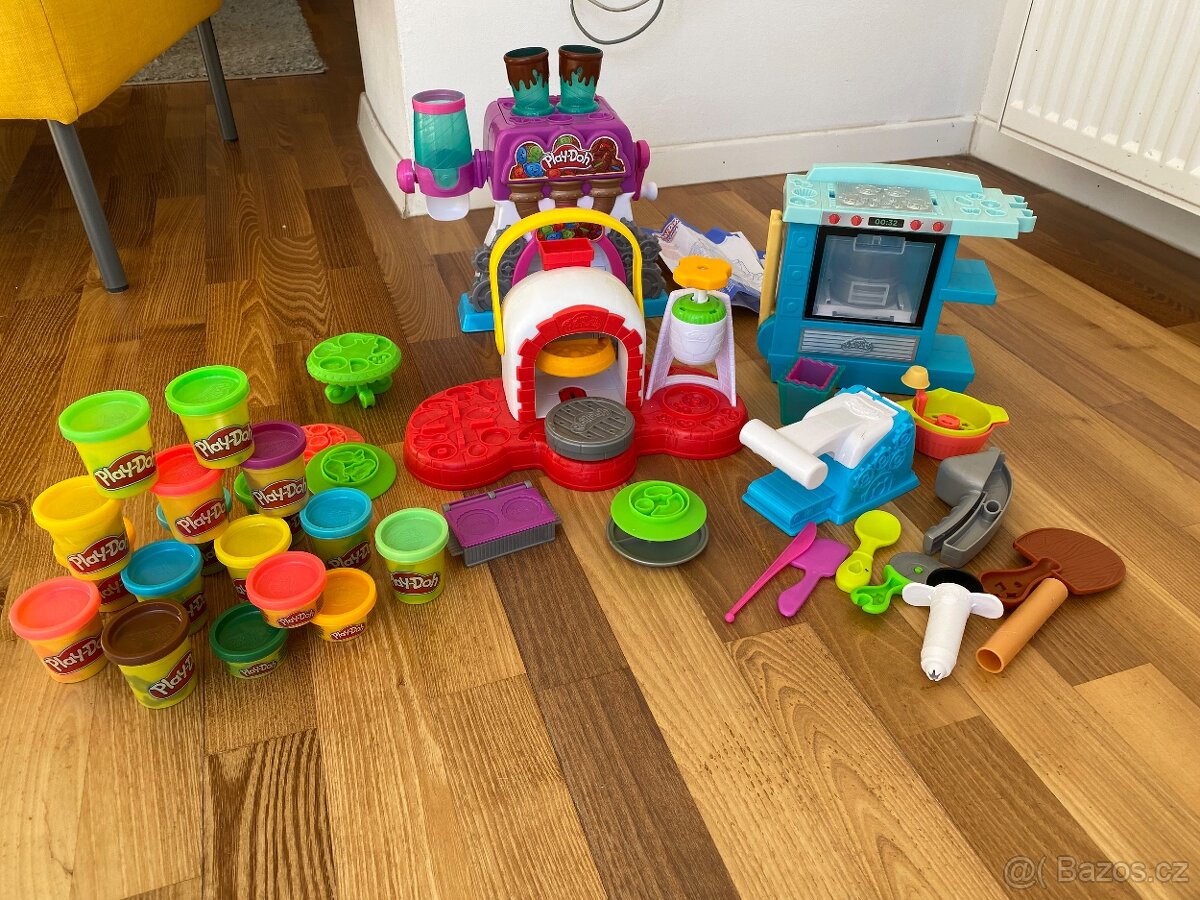Velká sada Play-Doh pizza, sladkosti, trouba