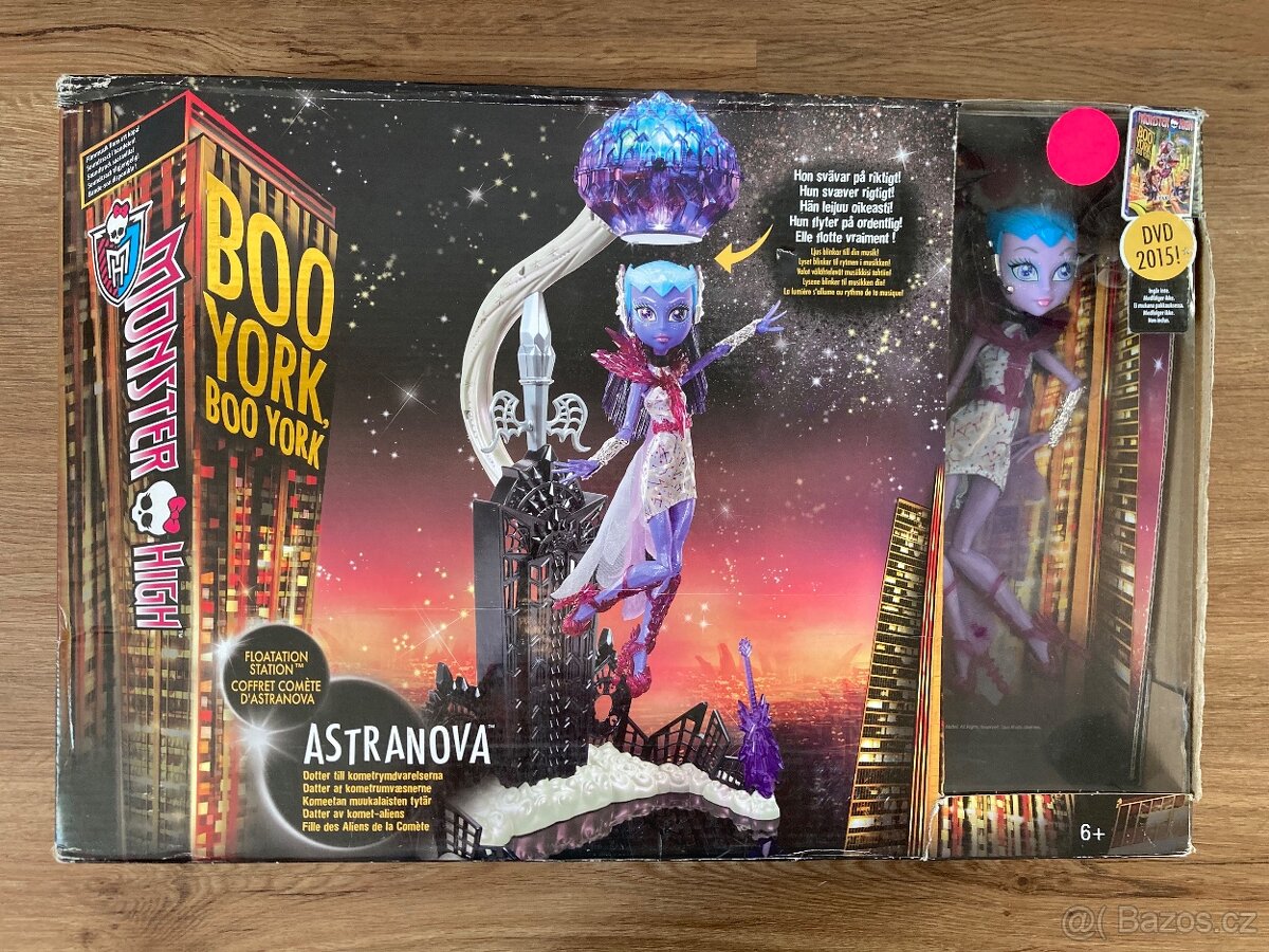 NOVÉ - neotevřené Monster High Astranova Boo York