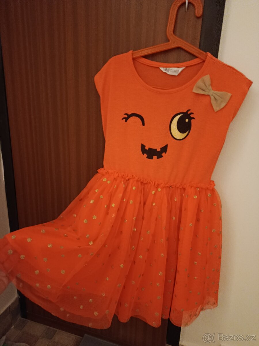 Šaty s týlovou sukní vel. 122/128 z H&M