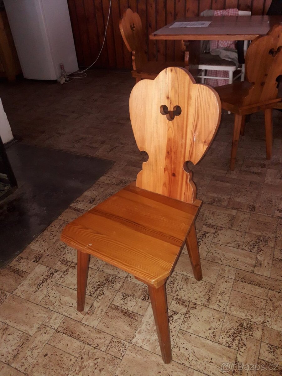 Selský set stůl a židle