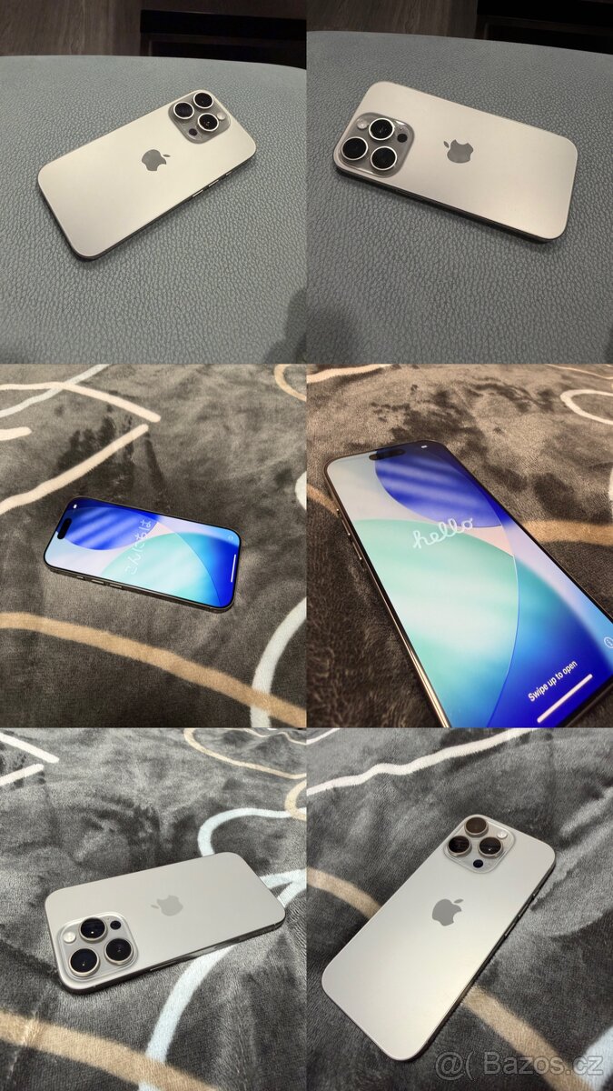 📱 iPhone 16 Pro 128GB – Přírodní Titan – TOP stav, 94% bate