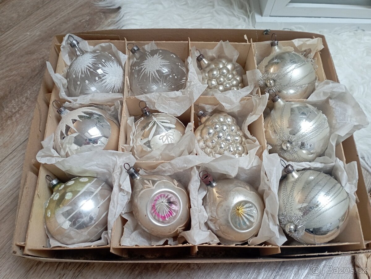 Retro vánoční ozdoby